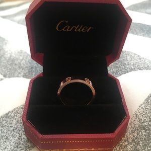 Cartier love rings